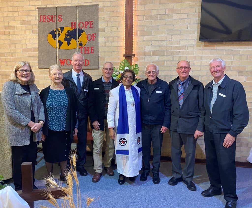 The Pinjarra Uniting Church Ministry Team were commissioned by the Moderator, Susy Thomas, on 1 August 2021.